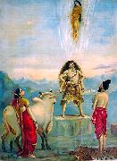 Ganga vatram or Descent of Ganga Raja Ravi Varma